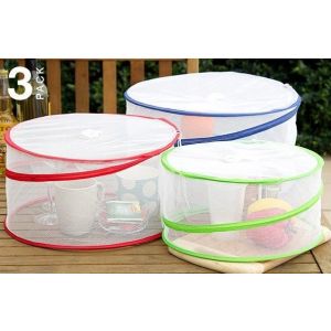 Set of Three Pop Up Food Covers