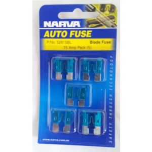 Narva 15 Amp ATS Blade Fuse (5 pack)