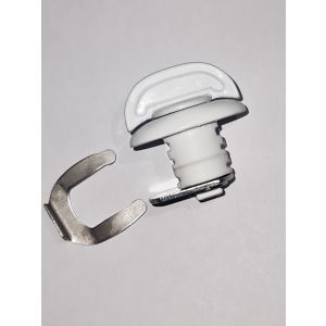 Front Window Shield Lock - White