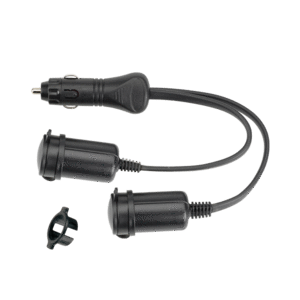 Heavy-Duty Adaptor (Cigarette Lighter Plug to Twin Accessory Sockets)