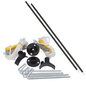 AWNING CRADLE POLE KIT- BLACK T/S 12V AWNING