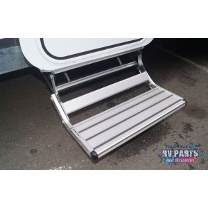 COAST RV ALUMINIUM SPRING LOADED FOLDING STEP MK2