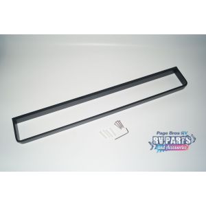 SINGLE TOWEL RAIL - BLACK