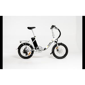 ETOURER F2 Folding E-Bike Step-Through Model - Polar White.