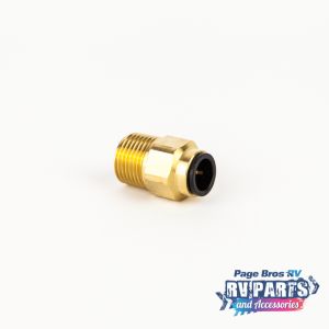 John Guest Brass Adaptor 12mm x 1/2 NPT