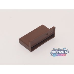 BED SLAT END CAP - (BROWN)