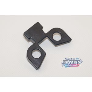 SHOWER DOOR TOP CAP - BLACK