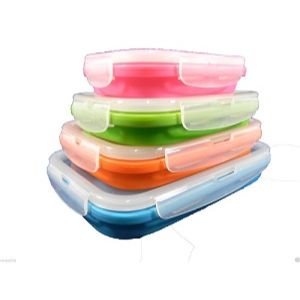 Collapsible Rectangular Tub Set of 4