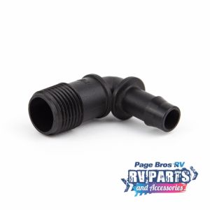 Plastic Elbow 13mm Barbed x 1/2" BSP Male Threaded