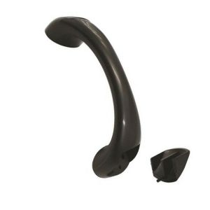 Rounded Grab Handles - Pair - Black