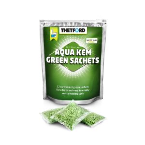 Thetford Aqua Kem Green Zip Bag 12 Sachets