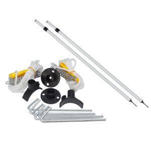 AWNING CRADLE POLE KIT- WHITE T/S 12V AWNING