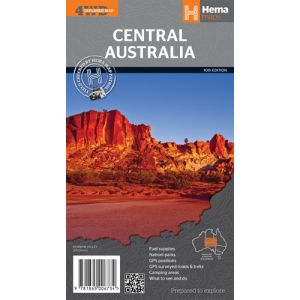 Hema Central Australia 4WD Map