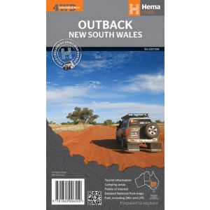 Hema Outback New South Wales 4WD Map