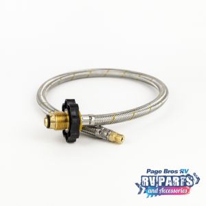 Gas Hose Flexible Pig Tail with Handwheel to Suit Changeover valve - 400